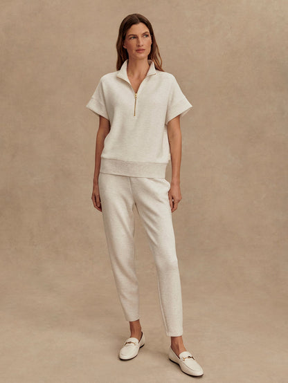 The Slim Pant 27.5 Ivory Marl - Varley
