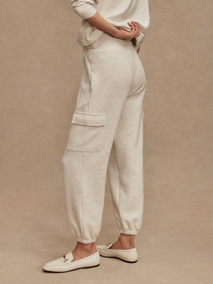 The Cargo Pant 25 Ivory Marl - Varley