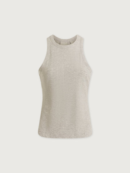 Marlene Fitted Tank Light Grey Marl - Varley