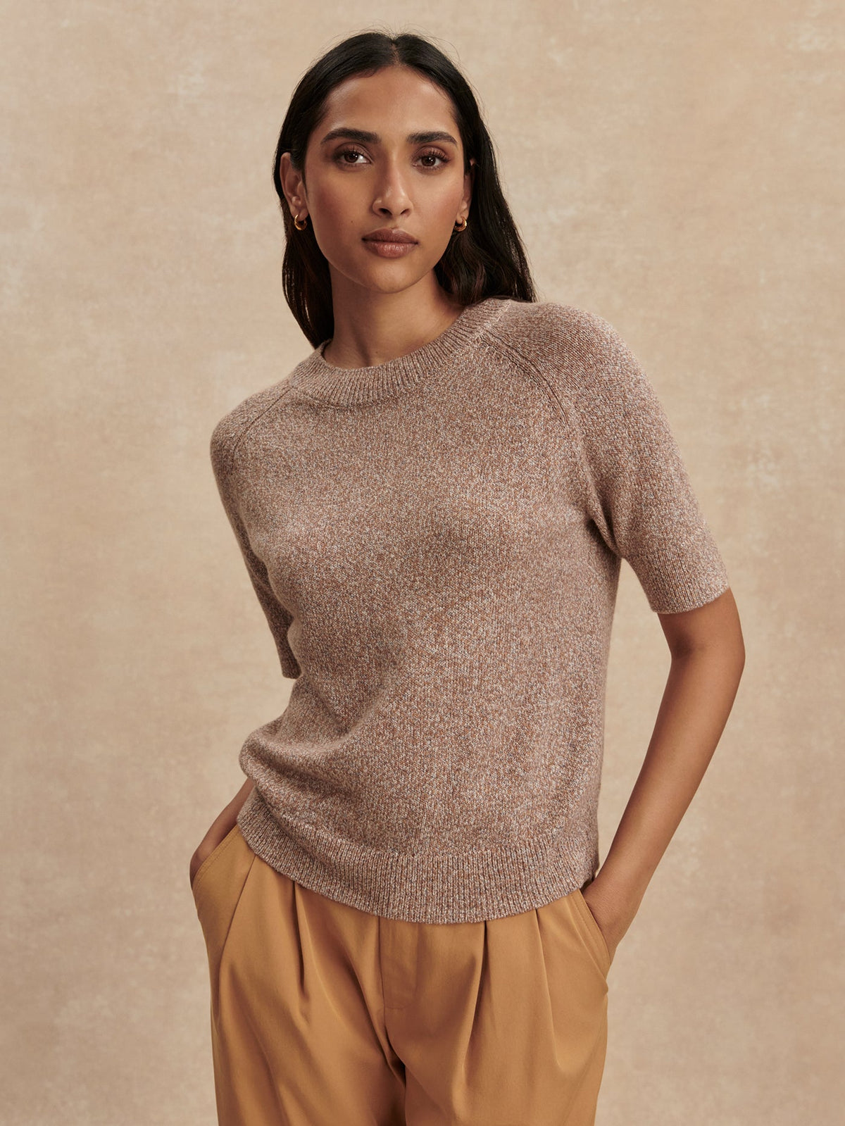 Jacque Knit Top Sand - Varley