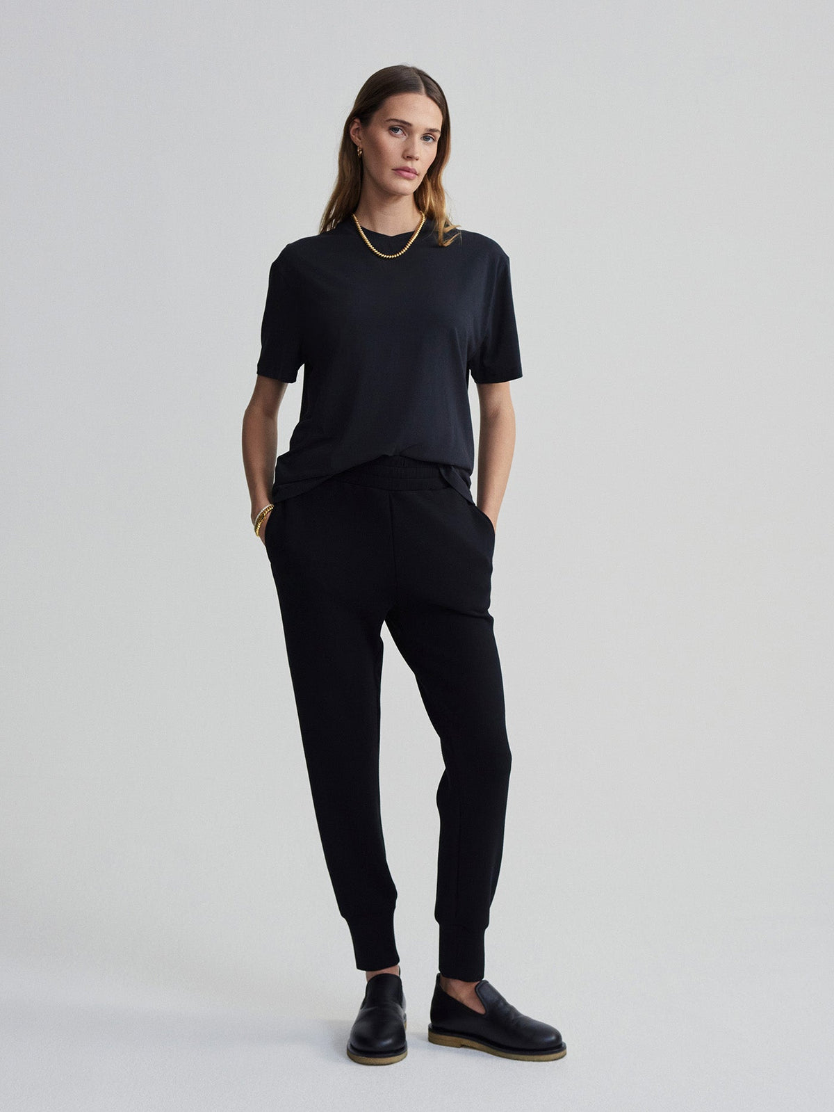 Leighton Boyfriend Tee Black - Varley