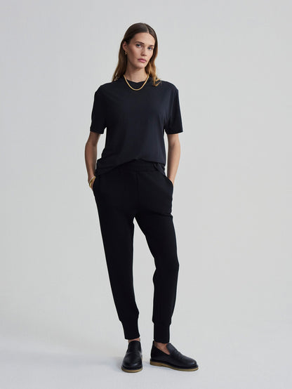 Leighton Boyfriend Tee Black - Varley