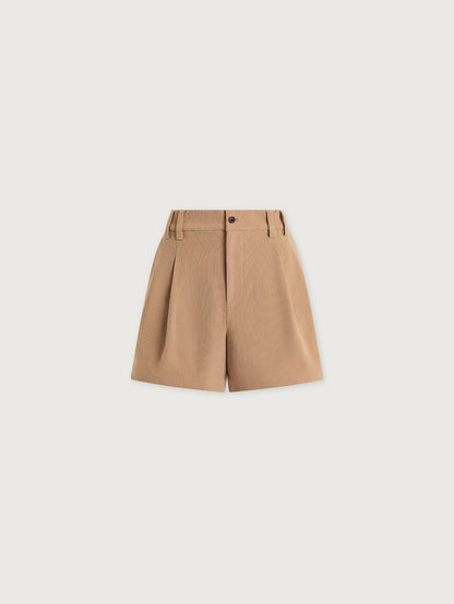 Jorden Pleat Short 4.5 Light Taupe - Varley