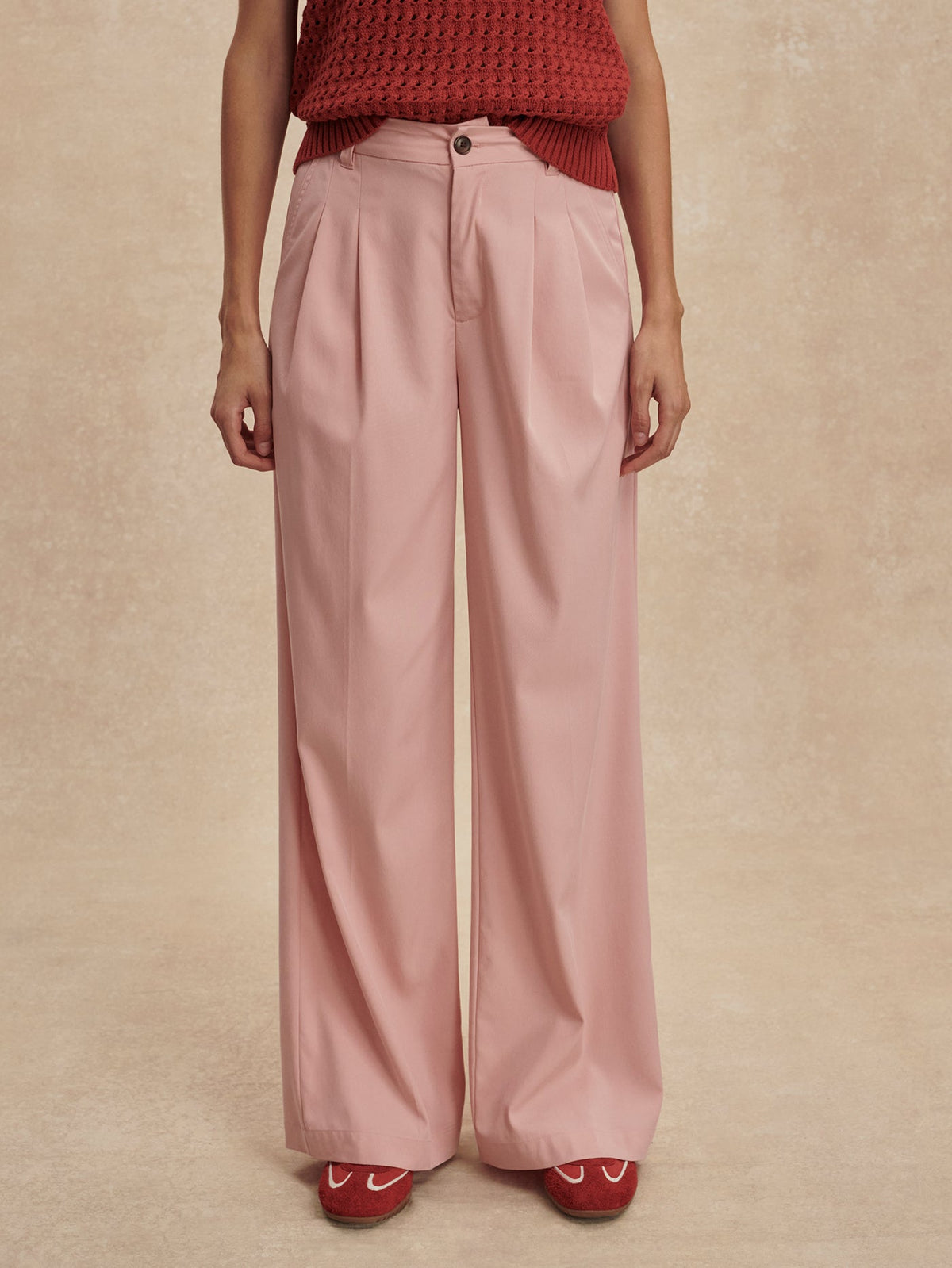 Jayla Wide Leg Trouser 32 Mellow Rose - Varley
