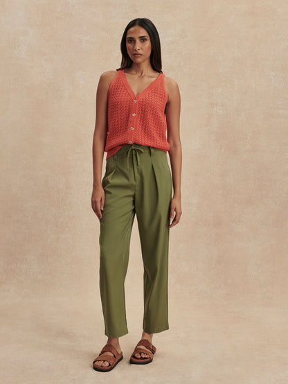 Hadleigh Tapered Leg 29 Olivine - Varley