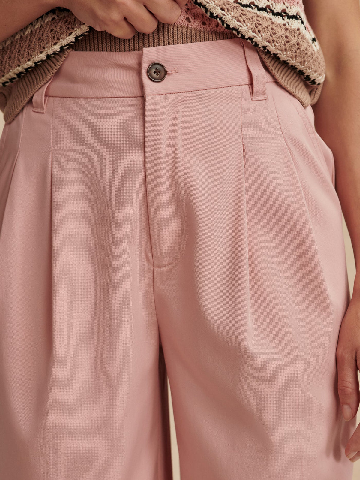 Jayla Wide Leg Trouser 29.5 Mellow Rose - Varley
