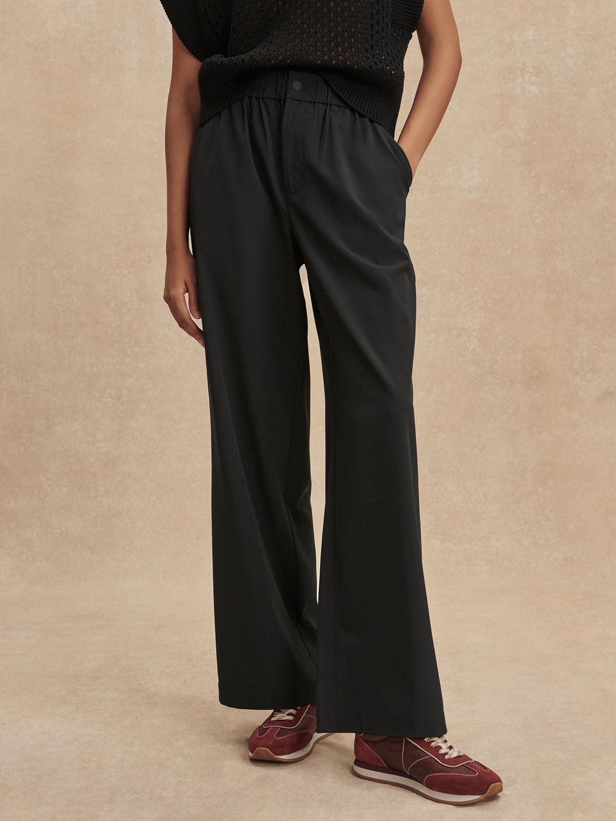Kayson Wide Leg 2.0 29.5 Black - Varley
