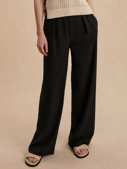 Kayson Wide Leg 29.5 Black - Varley