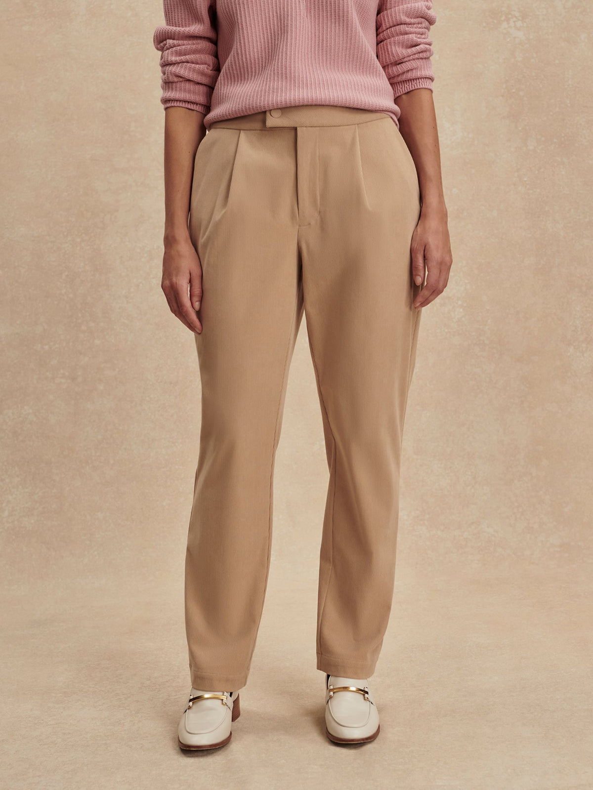 Cohen Reg Tapered Leg 27 Light Taupe - Varley
