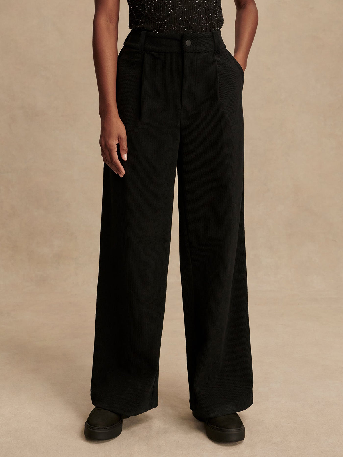 Floris Wide Leg 32 Black - Varley