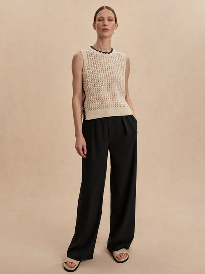 Kayson Wide Leg 32 Black - Varley