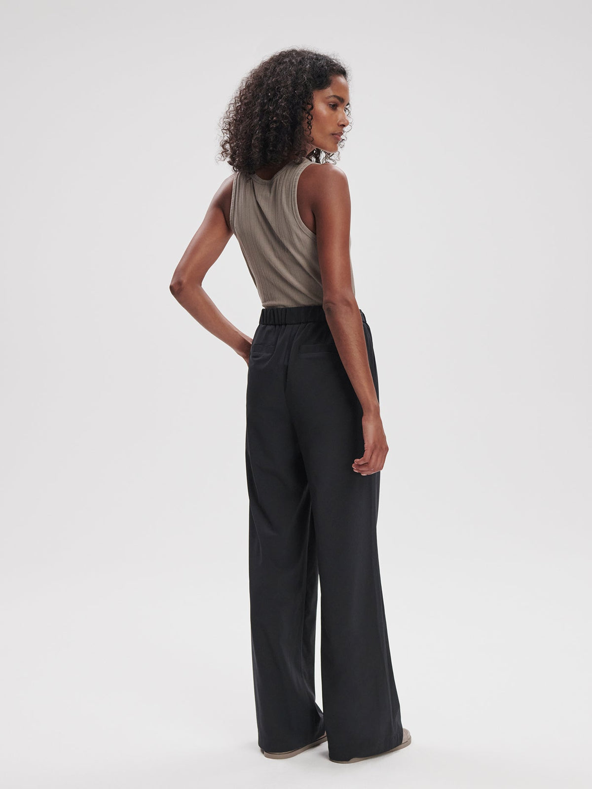 Kayson Wide Leg 32 Black - Varley
