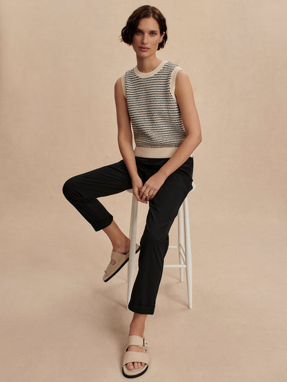 Alana Slim Tapered Cuff Pant 29 Black - Varley