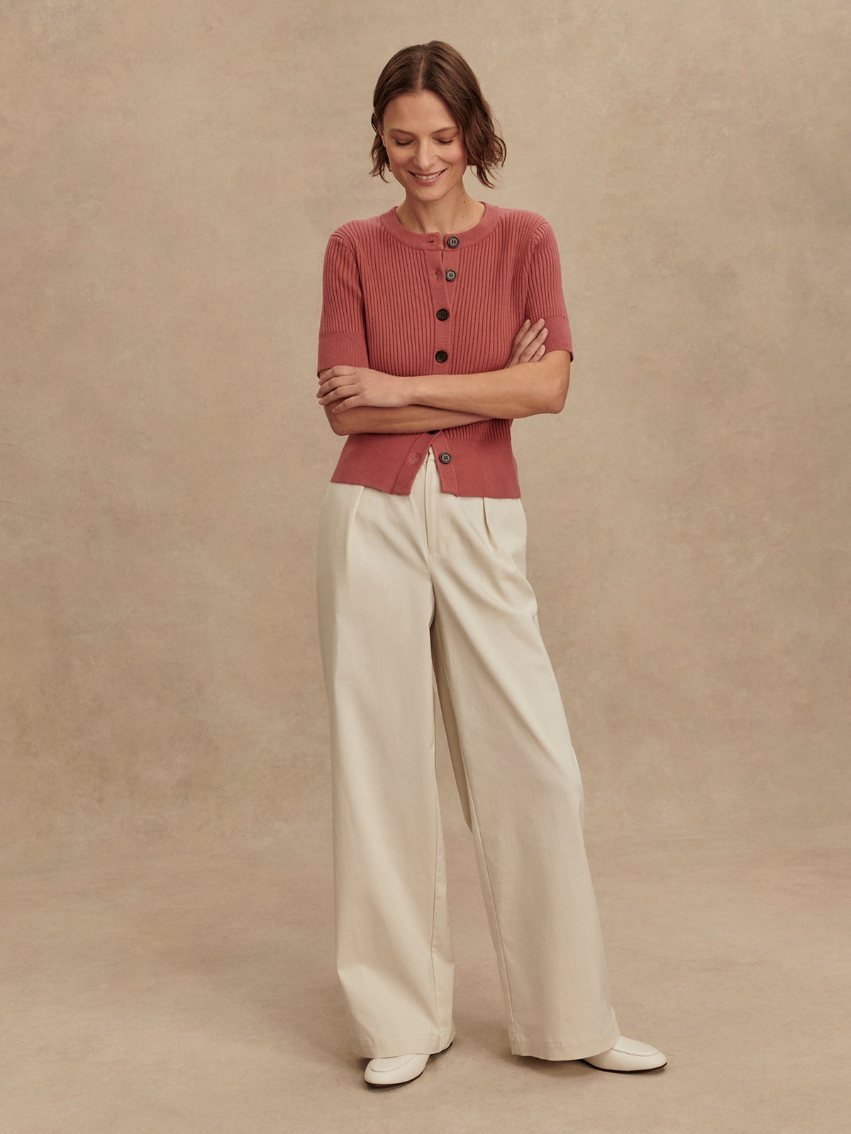 Isobel Wide Leg 29.5 Ivory - Varley