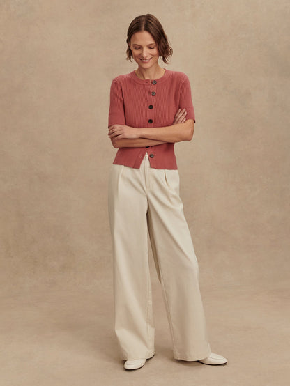 Isobel Wide Leg 29.5 Ivory - Varley