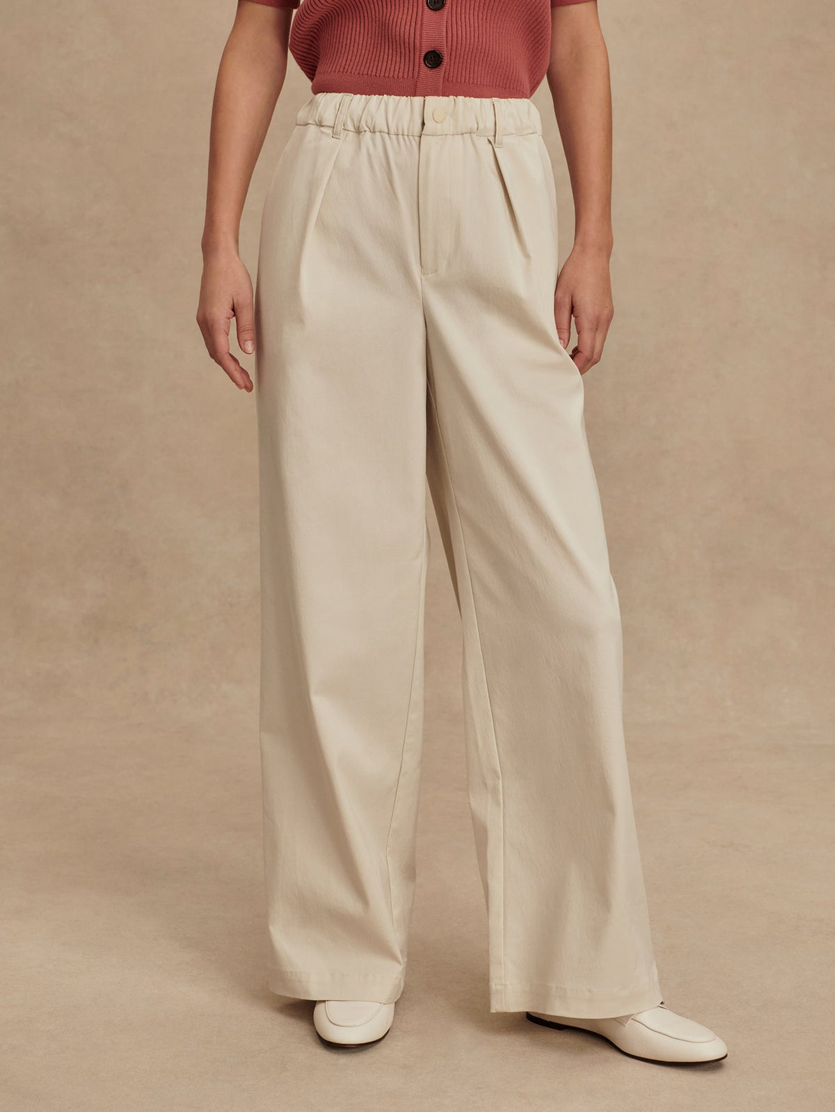 Isobel Wide Leg 29.5 Ivory - Varley