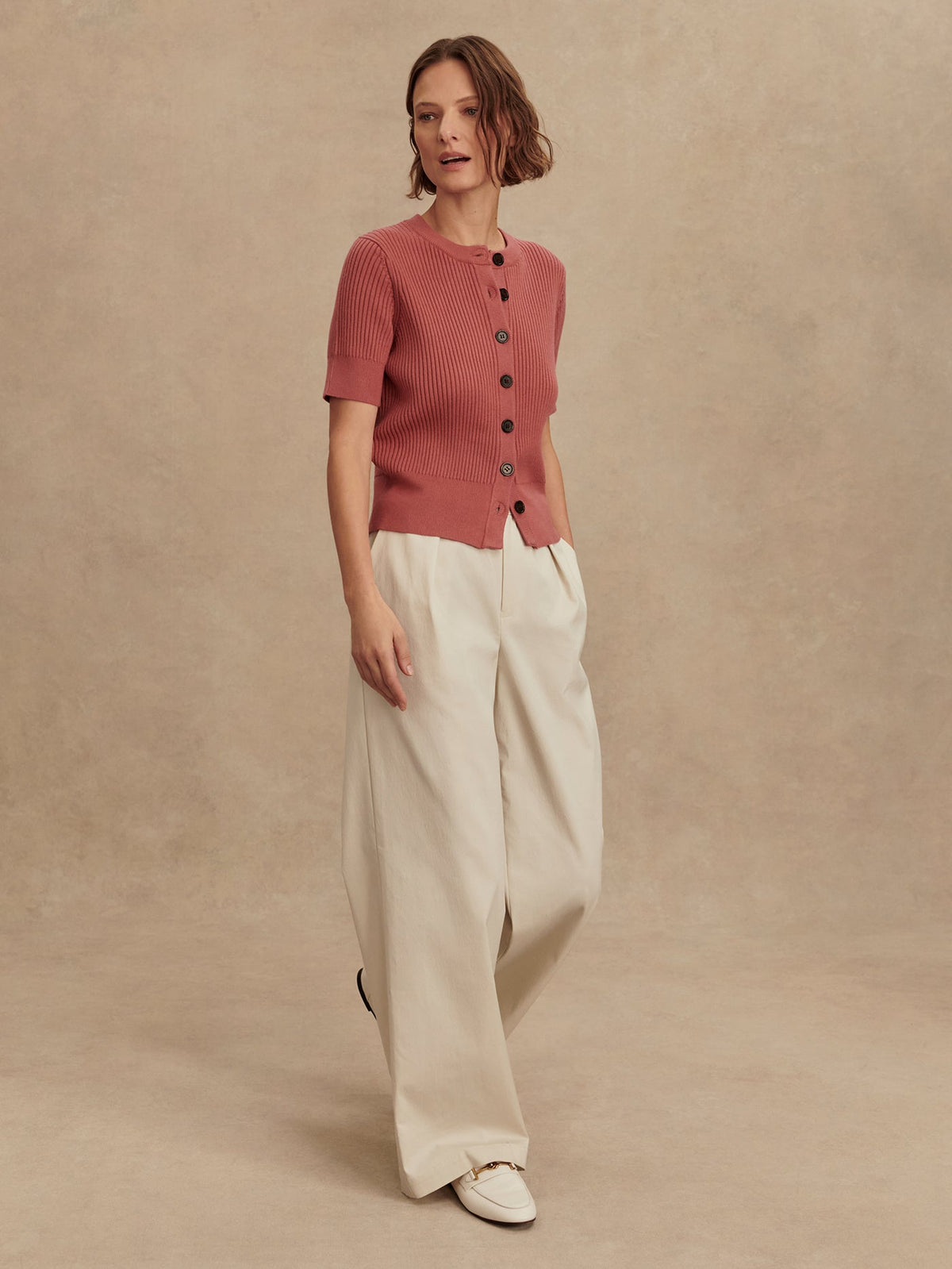 Isobel Wide Leg 29.5 Ivory - Varley