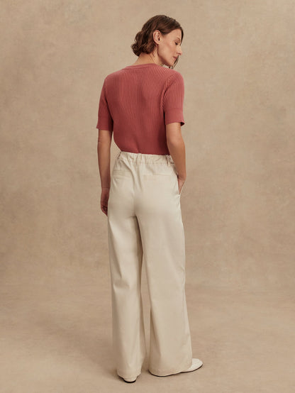 Isobel Wide Leg 29.5 Ivory - Varley