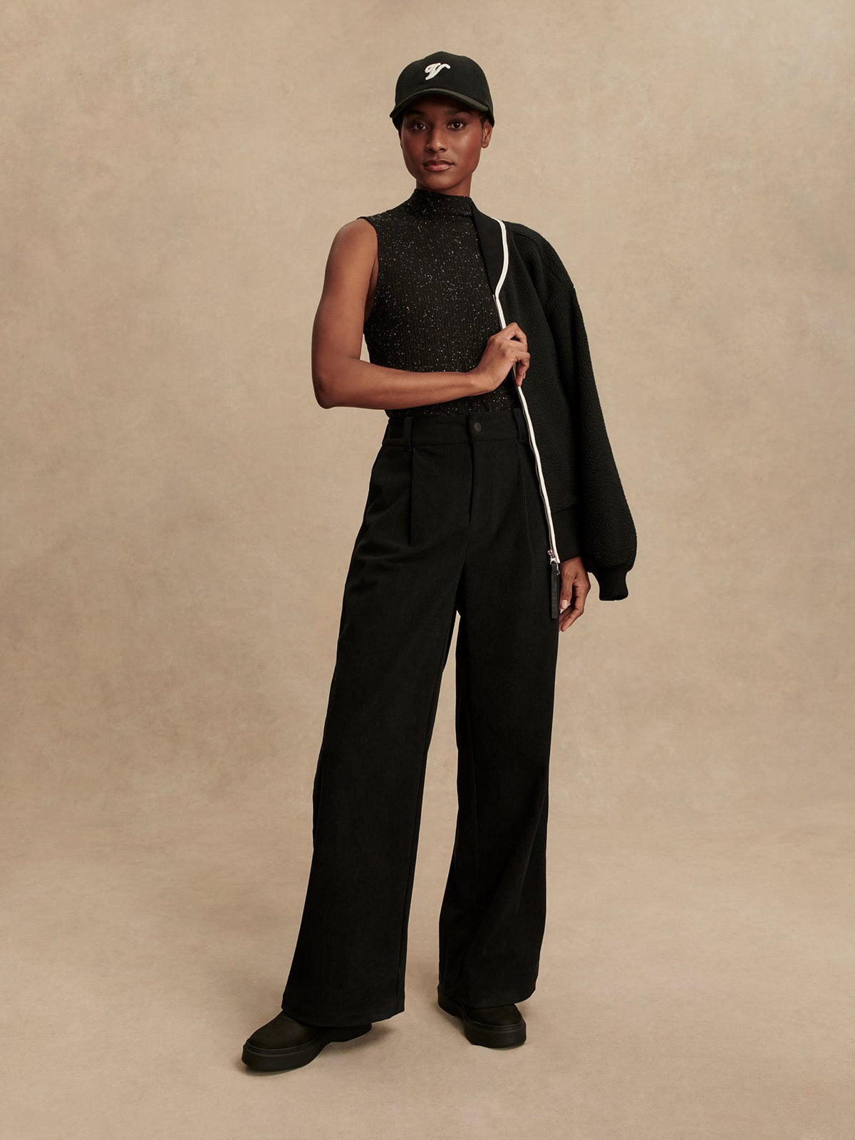Floris Wide Leg 29.5 Black - Varley