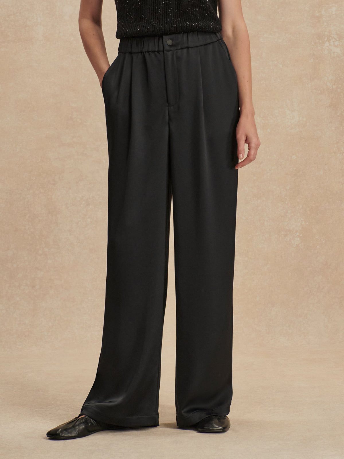 Bryden Wide Leg 29.5 Black - Varley