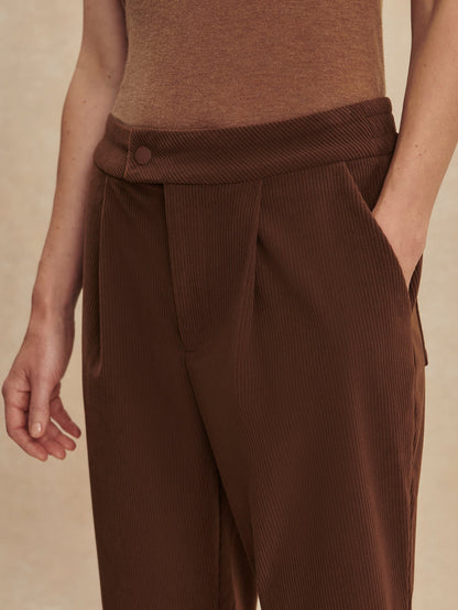 Nell Reg Tapered Leg 29 Dark Toffee - Varley
