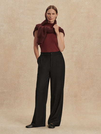 Winnie Wide Leg 29.5 Black - Varley