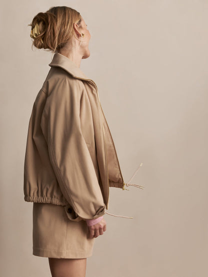 Nadina Blouson Jacket Light Taupe - Varley