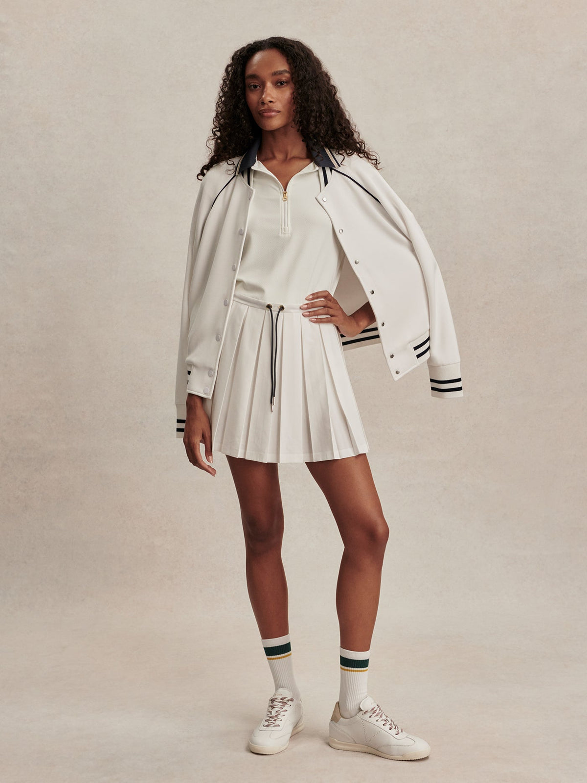 Jepson Club Jacket White - Varley