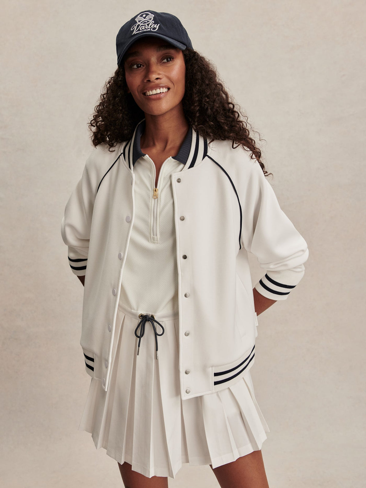 Jepson Club Jacket White - Varley