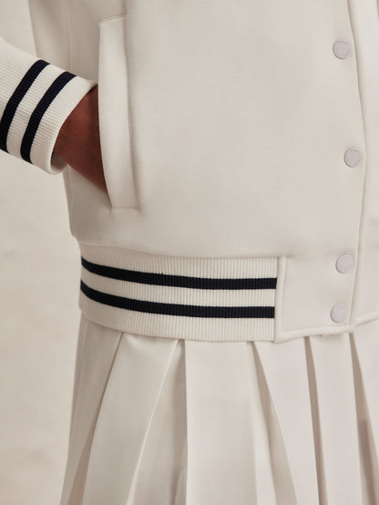 Jepson Club Jacket White - Varley