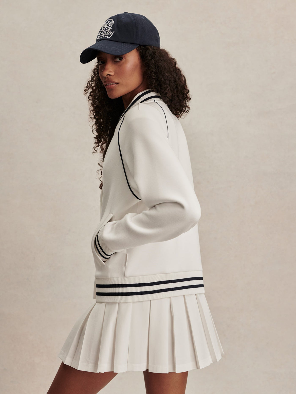 Jepson Club Jacket White - Varley