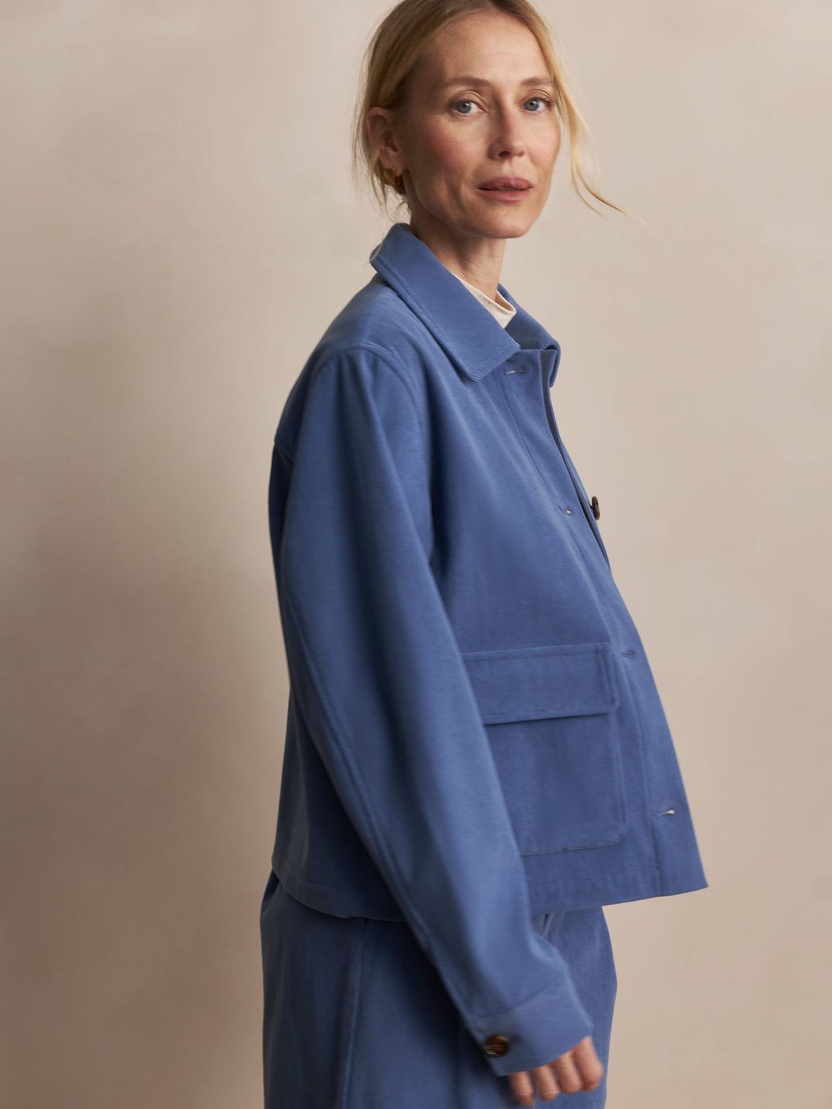 Carlotta Jacket Bijou Blue - Varley