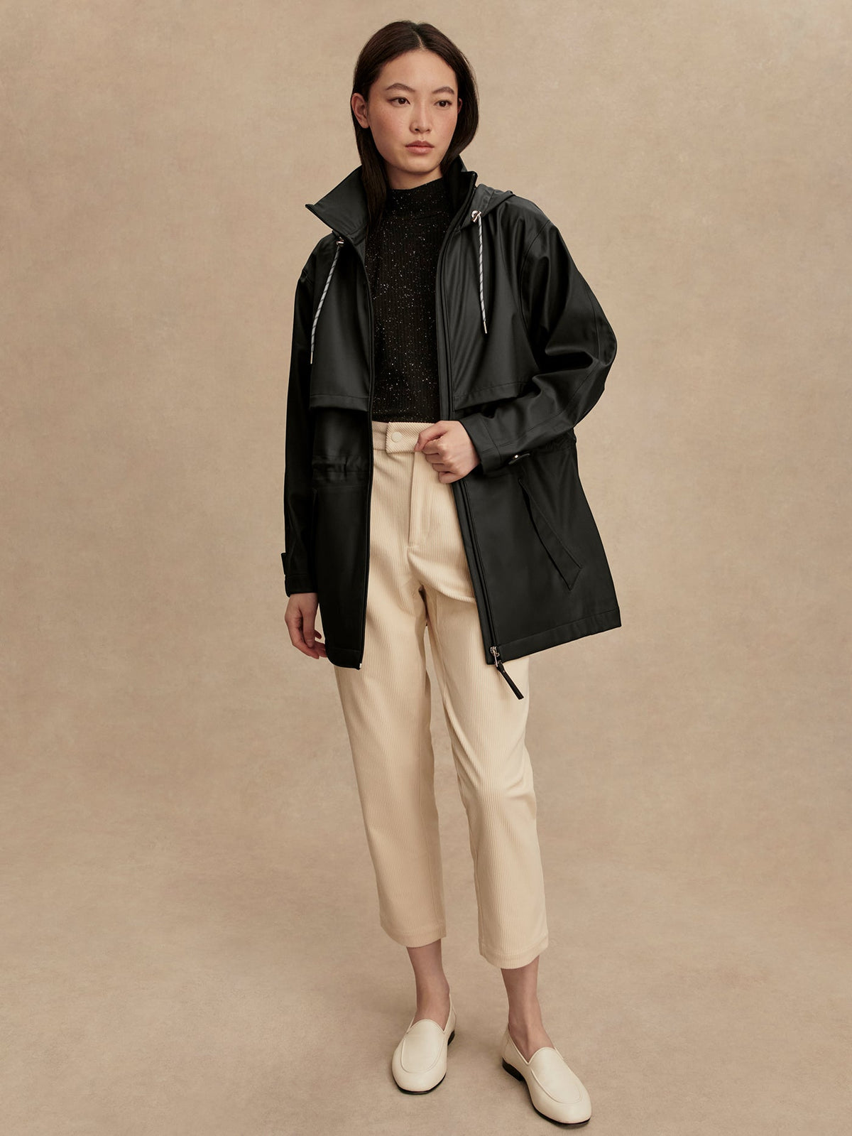 Alyssa Rain Jacket Black - Varley