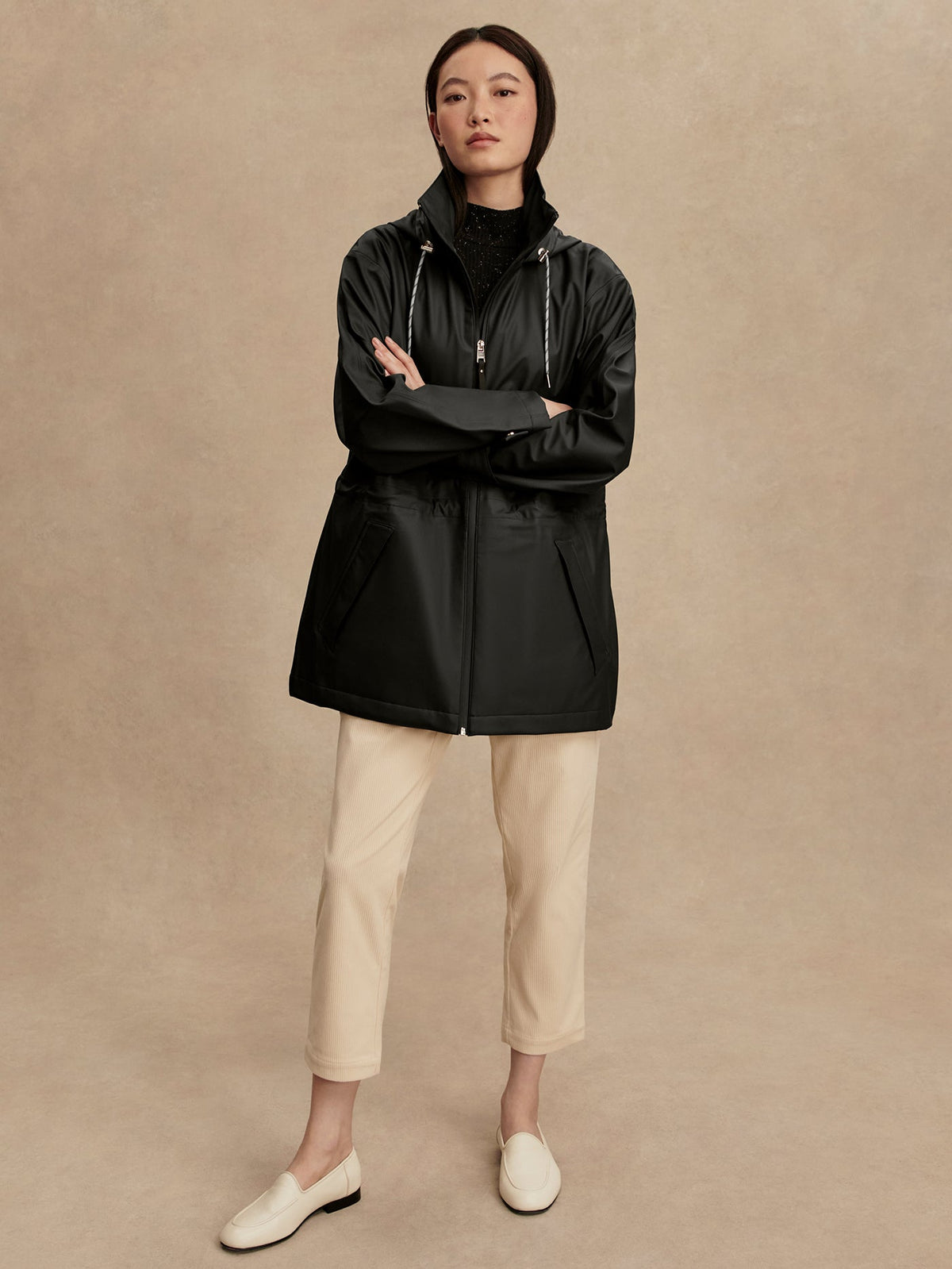 Alyssa Rain Jacket Black - Varley