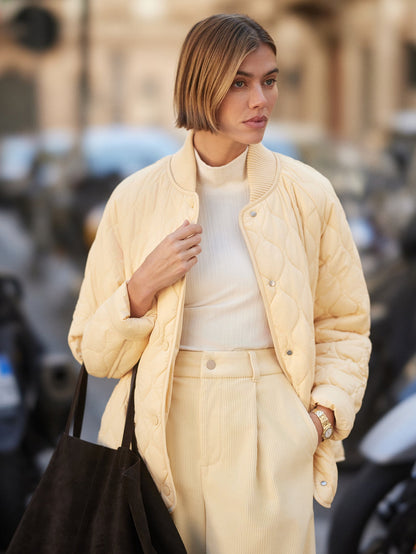 Luca Quilted Jacket Reed Yellow - Varley