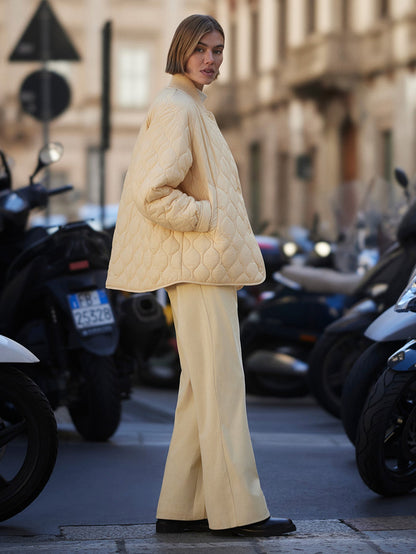 Luca Quilted Jacket Reed Yellow - Varley