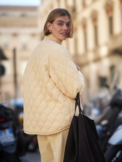 Luca Quilted Jacket Reed Yellow - Varley