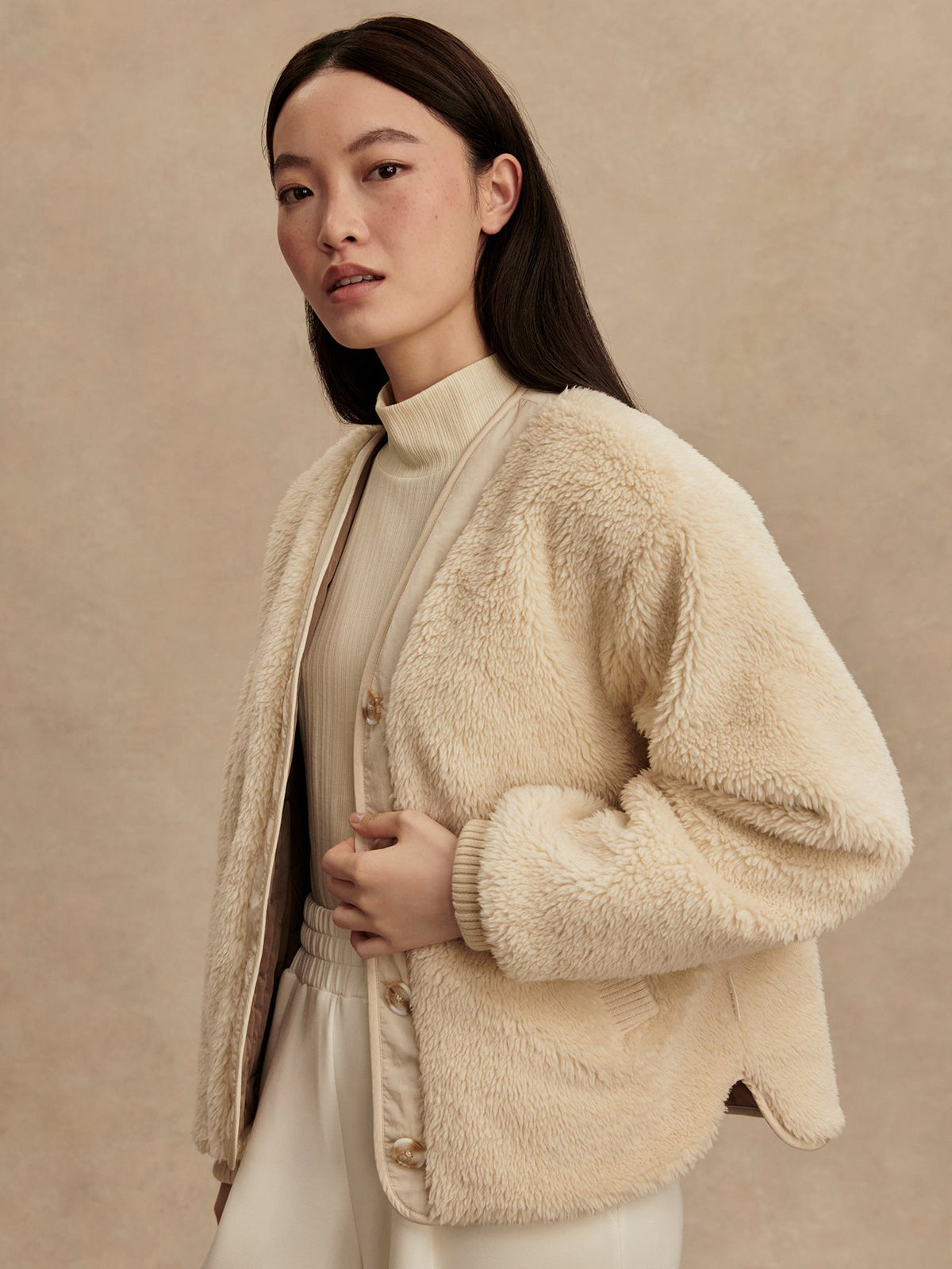 Drew Reversible Jacket Sandshell/ Ash Taupe - Varley
