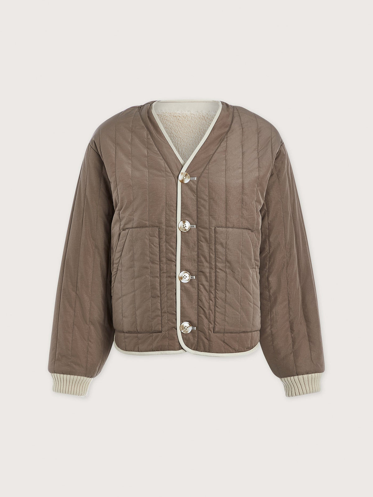 Drew Reversible Jacket Sandshell/ Ash Taupe - Varley