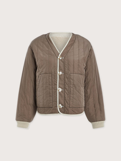 Drew Reversible Jacket Sandshell/ Ash Taupe - Varley