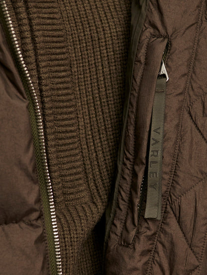 Katya Long Down Puffer Dark Olive Metallic - Varley