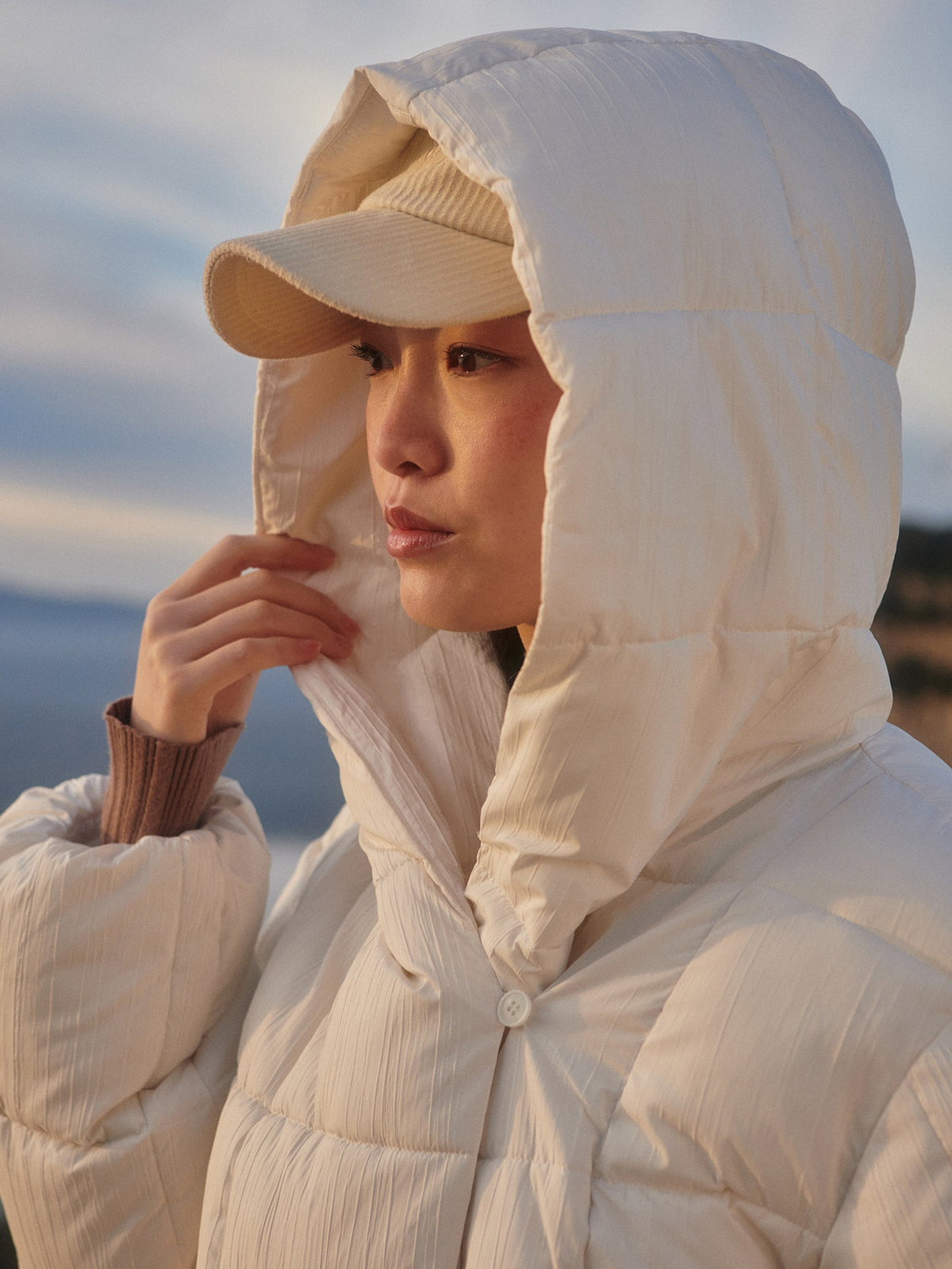 Kaia Quilted Coat Jet Stream - Varley