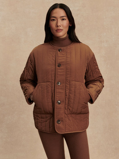 Aveline Reversible Jacket Sandshell/ Cocoa Dust - Varley