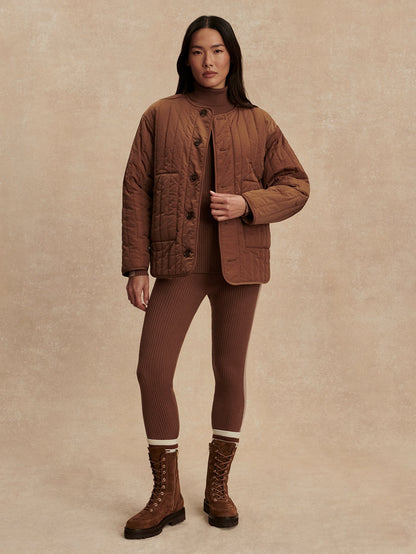 Aveline Reversible Jacket Sandshell/ Cocoa Dust - Varley