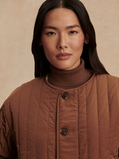 Aveline Reversible Jacket Sandshell/ Cocoa Dust - Varley