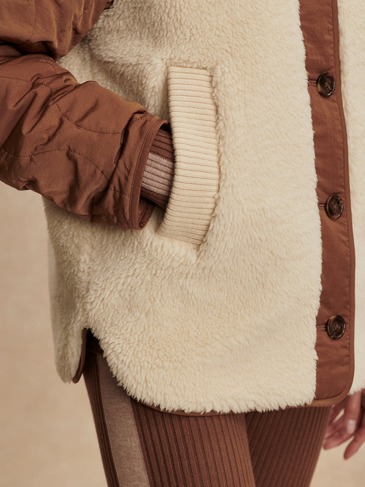 Aveline Reversible Jacket Sandshell/ Cocoa Dust - Varley