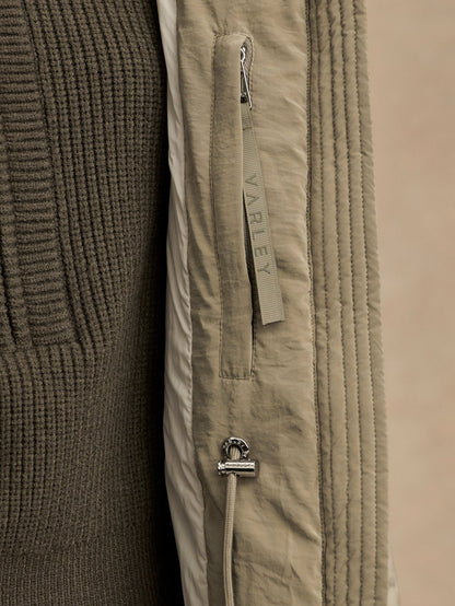 Valencia Down Puffer Coat Agate Grey - Varley
