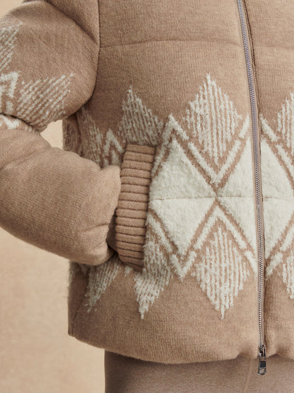 Belinda Knit Puffer Light Taupe - Varley