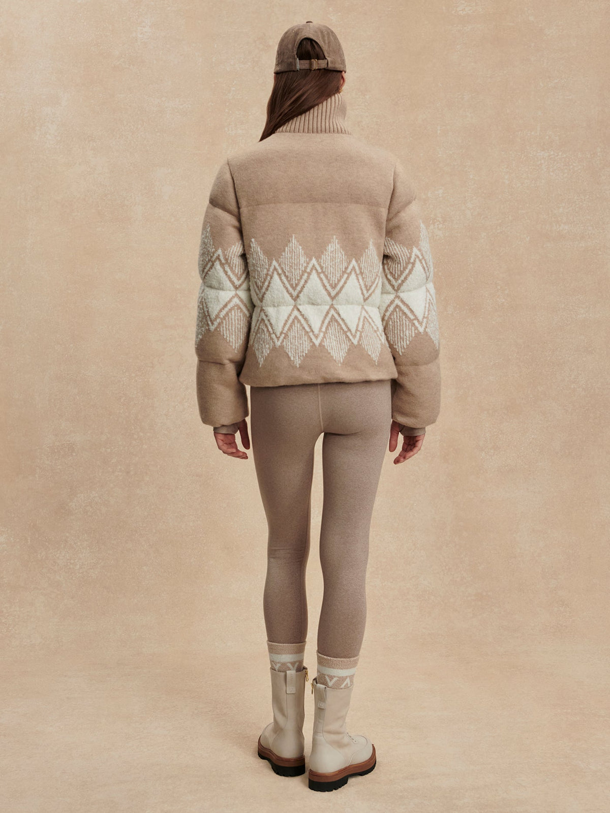 Belinda Knit Puffer Light Taupe - Varley