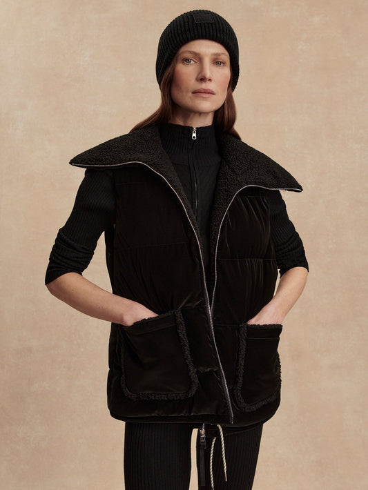 Evie Puffer Gilet Black - Varley